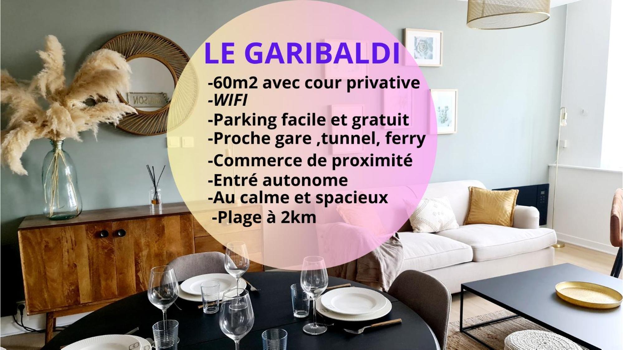 Апартаменти Garibaldi De Calais Fonctionnelle Nouvelle Renovation Jardin Prive Екстер'єр фото